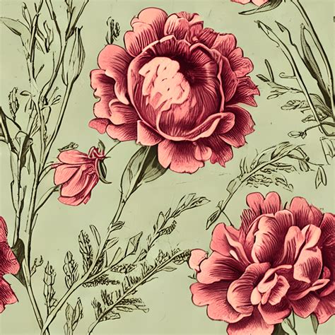 Vintage Victorian Flowers Illustrations Graphic · Creative Fabrica