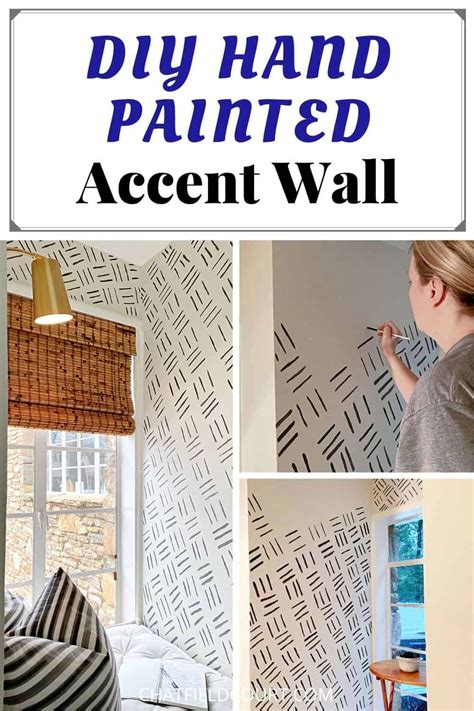 Diy Hand Painted Accent Wall In 2021 Accent Wall Paint Accent Wall