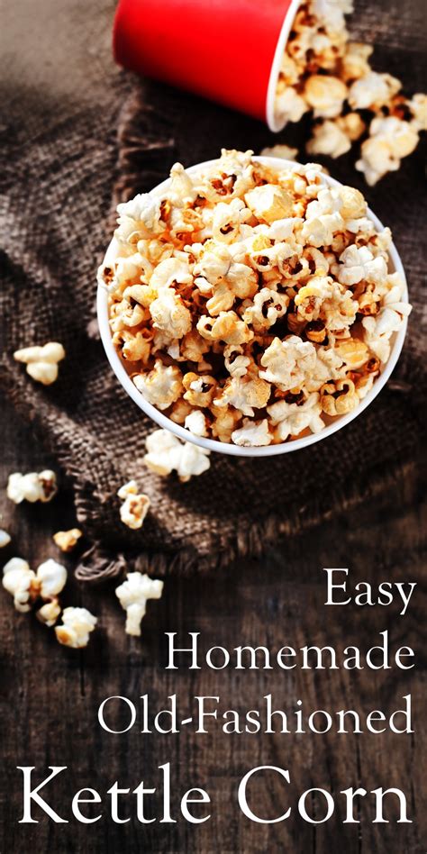 The outside coating is a clear thin sugary shell seasoned with a hint of salt. Old-Fashioned Homemade Kettle Corn: A Versatile Dairy-Free Treat