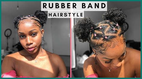 cute curly hairstyles with rubber bands cute hairstyles with rubber bands for black girls