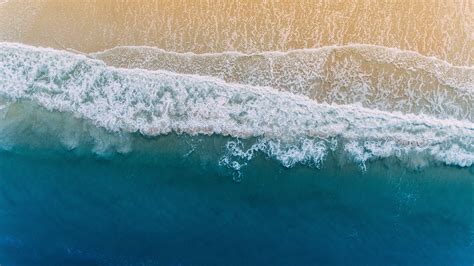 1280x1024 Resolution Ocean Waves Aerial Photography Hd Wallpaper