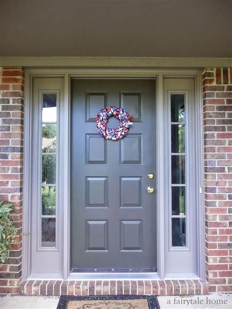 Front Door Paint Ideas For Red Brick House