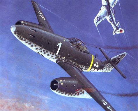 Messerschmitt Me 262 Wwii Plane Art Aircraft Aircraft Art