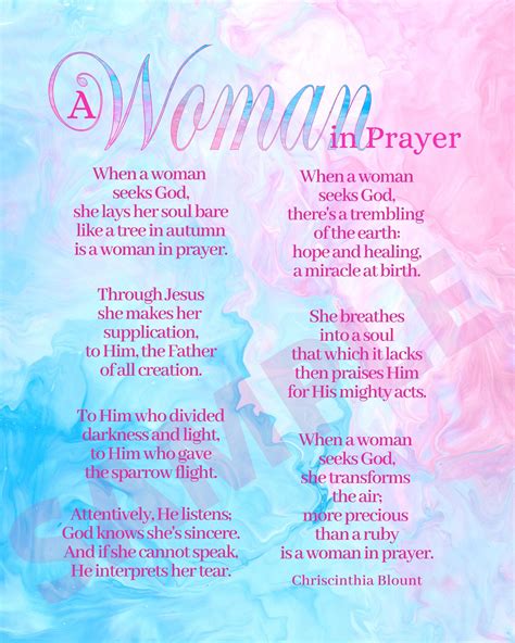 Christian Poems Christian Downloads Praying Women Christian Etsy