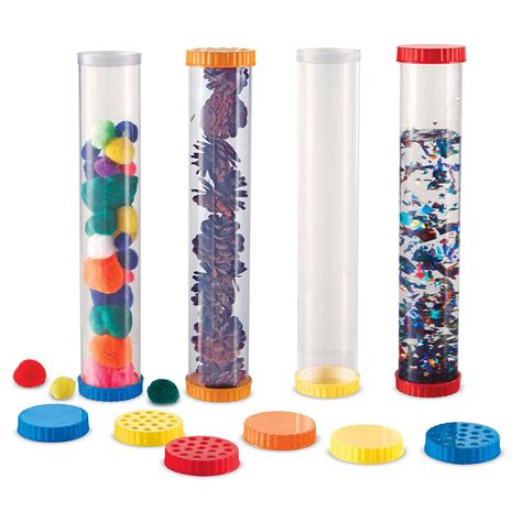 Learning Resources Primary Science Sensory Tubes Set Of 4 Tubes