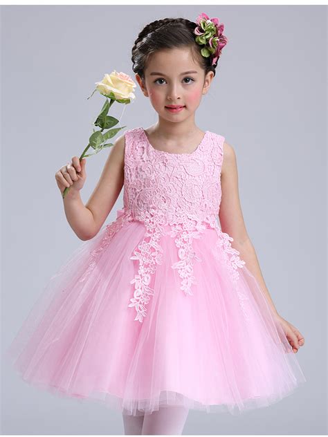Tulle Lace Flower Girl Dresses For Toddler Little Girls Sun Baby