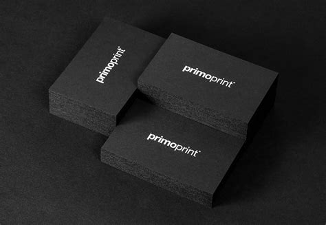 For the logo, black ink were printed on the steel gray stock and silver metallic ink on the charcoal brown stock on the back of the card. Painted Edge Business Cards - Colored Edge Business Cards | Primoprint