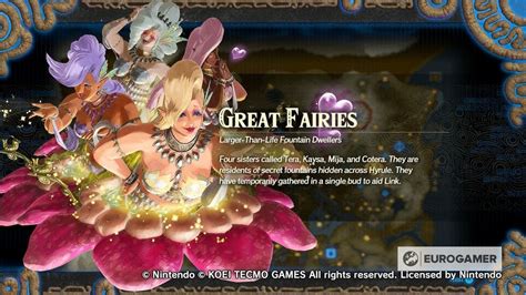 Hyrule Warriors Great Fairy Guide How To Complete Each Fairy