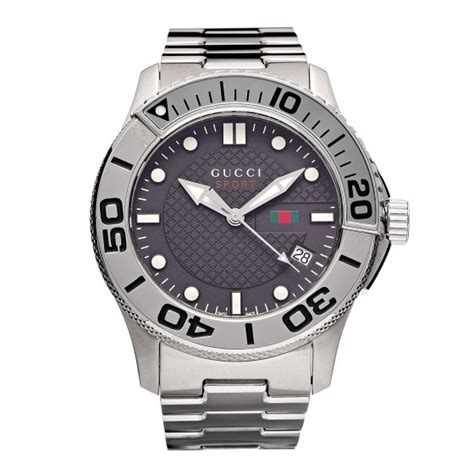 Gucci Stainless Steel 44mm G Timeless Sport Quartz Watch