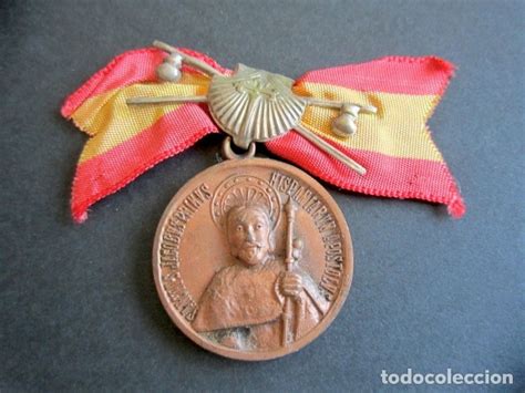 Antigua Medalla Oficial Peregrino Año Santo Co Comprar Medallas Religiosas Antiguas En