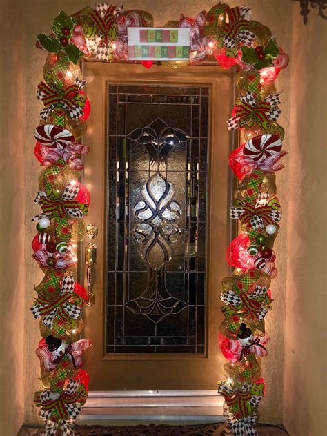 10 Front Door Christmas Garland