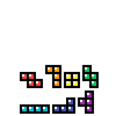 Editing 8 Bit Tetris Blocks Free Online Pixel Art Drawing Tool Pixilart