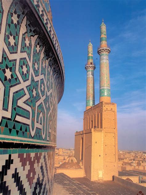 مسجد جامع يزد Islamic Architecture Mosque Architecture Iranian
