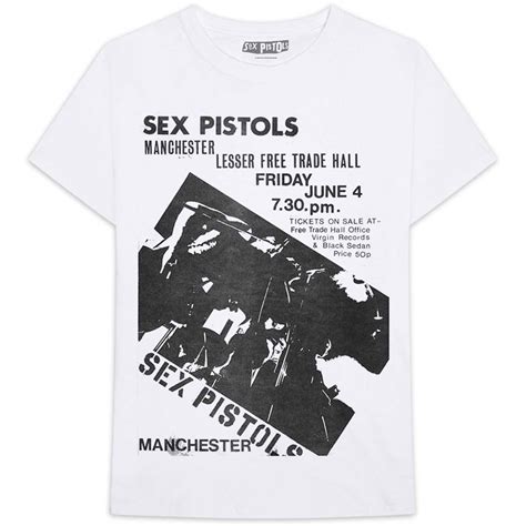 The Sex Pistols Unisex T Shirt Manchester Flyer Wholesale Only