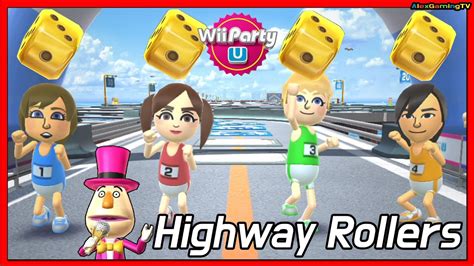 wii party u highway rollers 🎵🎵 eng sub expert com player rayna alexgamingtv youtube