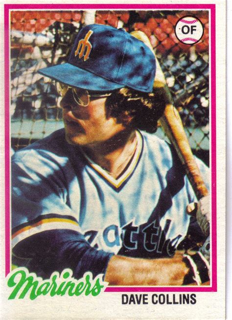 1978 Baseball 1978 Topps Baseball 254 Dave Collins
