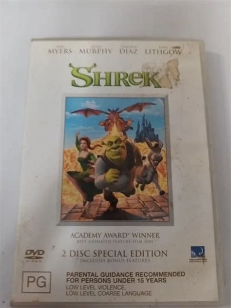 Shrek 2 Disc Special Edition Dvd Mike Myers Eddie Murphy R24 Pal