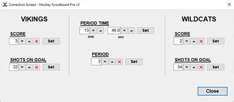 Hockey Handball Lacrosse Scoreboard Software Pro V3 Turn Your