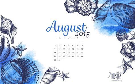 August Free Designer Desktop Calendars Desktop Calendar Desktop Wallpaper Calendar