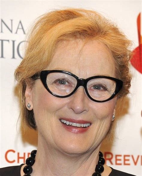 Celebrities Wearing Eyeglasses Meryl Streep Cat Eye Glasses
