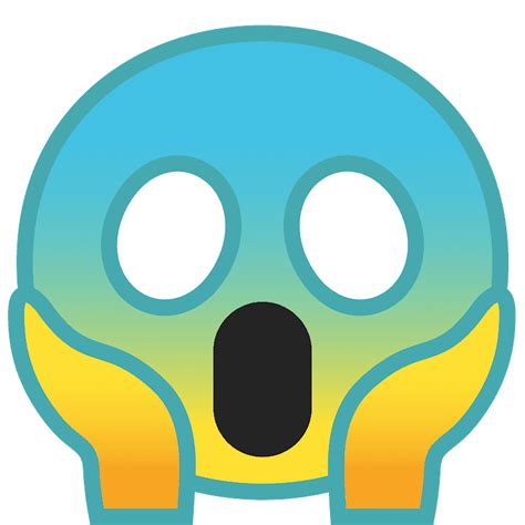 Face Screaming In Fear Emoji Clipart Free Download Transparent Png