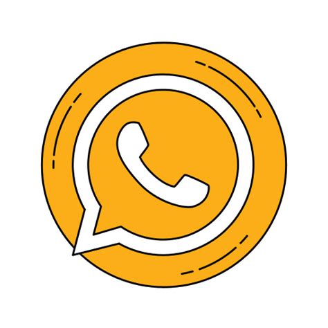 Logo Naranja Whatsapp Iconos Social Media Y Logos