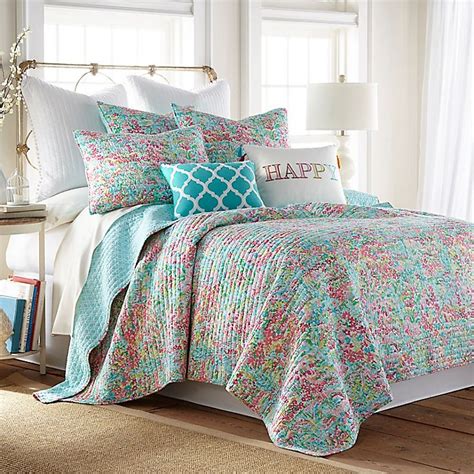 Levtex Home Karola 3 Piece Reversible Quilt Set Bed Bath And Beyond