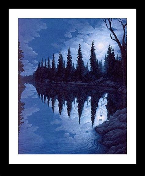 Mind Twisting Optical Illusion Paintings By Rob Gonsalves Etsy