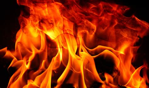 Fire Texture Blazing Hot Flames Burning Bright Orange Wallpaper Texture X