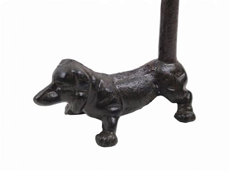 Buy Cast Iron Dog Paper Towel Holder 12in Cast Iron