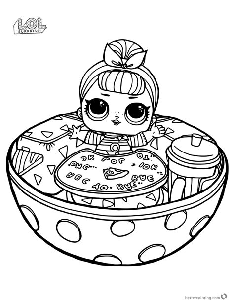 Funny Lol Surprise Doll Coloring Pages Free Printable Coloring Pages
