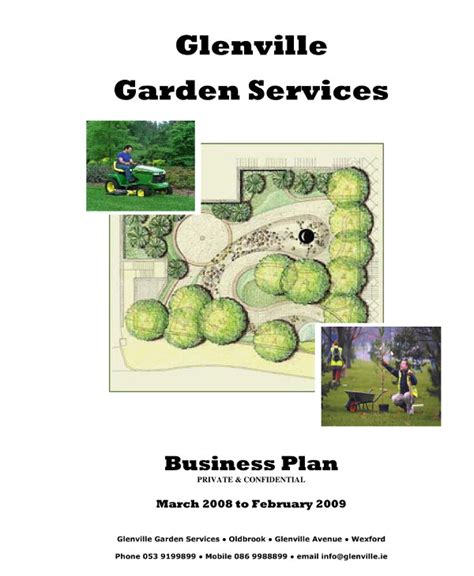 Lawn Care Business Plan 10 Examples Format Doc Pdf