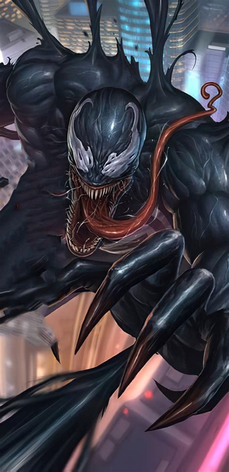1440x2960 Venom Black Art Samsung Galaxy Note 9,8, S9,S8,S8+ QHD HD 4k