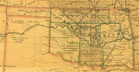 Oklahoma History Map History