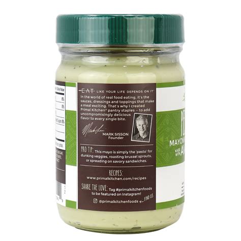 I always have it on hand, and it gives this vegan mayo extra depth. Primal Kitchen Pesto Mayo with Avocado Oil in Canada ...