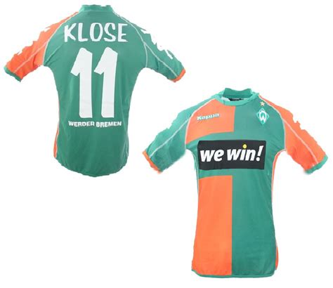 You can find soccer jerseys, shoes, merchandise and more on amazon: Kappa SV Werder Bremen jersey 11 Miroslav Klose 2006/07 ...