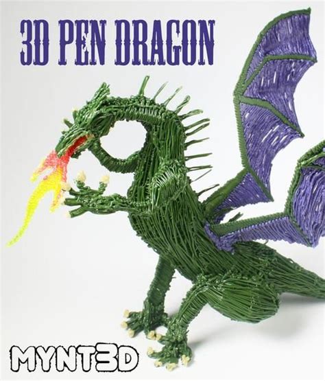 How To Make A 3d Pen Dragon 3d Pen 3d Drawing Pen 3d Printing Diy