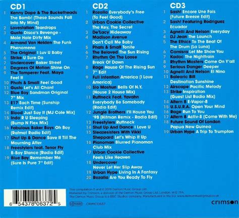 Various 90s Dance Anthems Cd Unmixed 3xcd Ebay