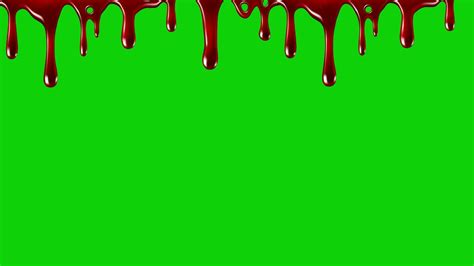 Blood Dripping Green Screen Effects Stock Footage Video Hd Youtube