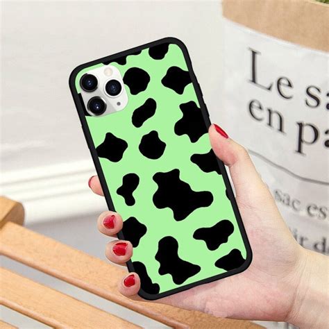 Cow Print Phone Case Animal Phone Case For Iphone 12 Pro Etsy
