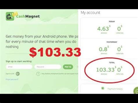 My referral link if you would like to support me is cashmagnet is a passive cash app you can earn money with. Cash Magnet Apk 4.1 Free Download | Tricksvile