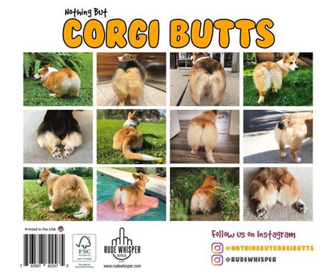 Corgi Butts Calendar