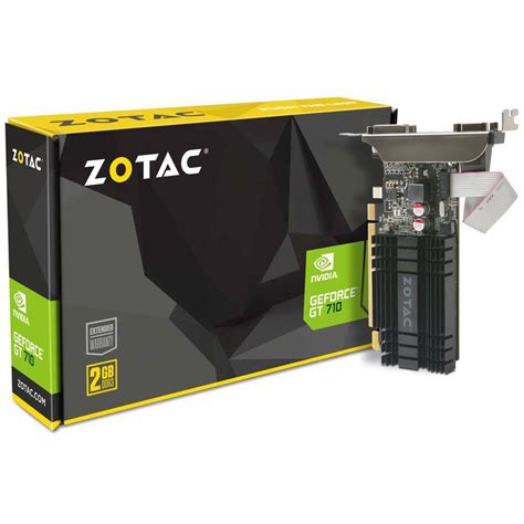 2gb Zotac Geforce Gt 710 Zone Edition Passiv Pcie 20 X16 Retail Gt