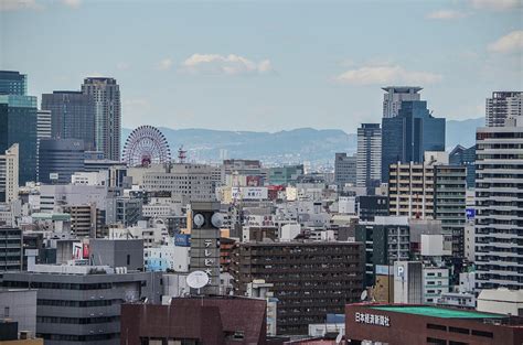 Osaka Skyline Photograph By Image Courtesy Trevor Dobson