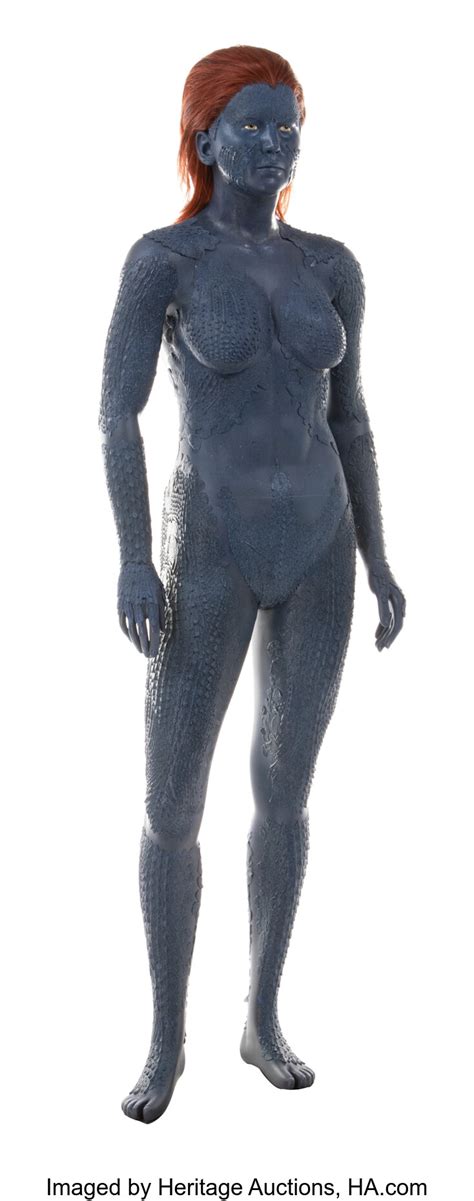 jennifer lawrence mystique prosthetics from x men first class on lot 1940 heritage auctions