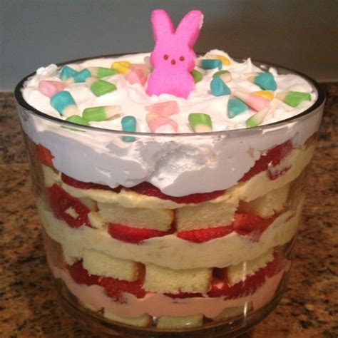 What's called jelly in america is called jam in england, and the english call the americ. Easter trifle! | Holiday-Easter | Pinterest | Easter ...