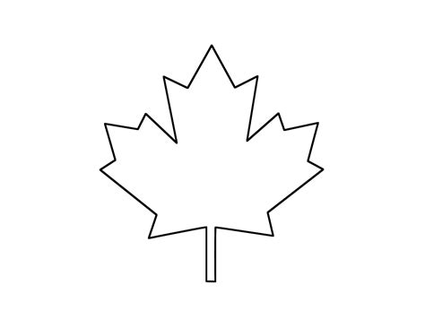 maple-leaf-template | Maple leaf template, Leaf template, Flag template