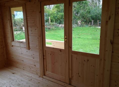 Window Glazed Log Cabins 1 Click Log Cabins