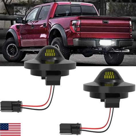 2x For Ford F150 F250 F350 Led License Plate Light Tag Lamp Assembly Replacement 799 Picclick