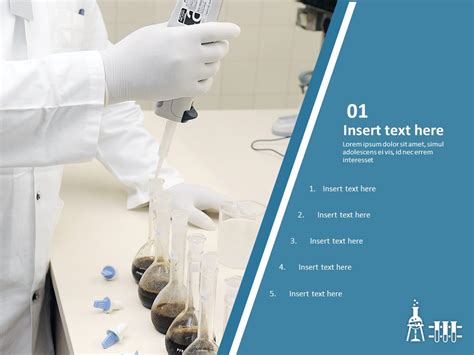 Also, each slide is designed with an oval picture. Microscope and Science - Free Powerpoint Templates Design